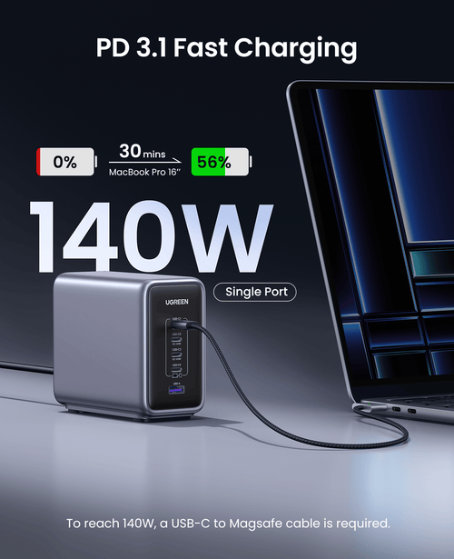 (Bundle) Nexode 300W Charger + 240W USB-C Cable