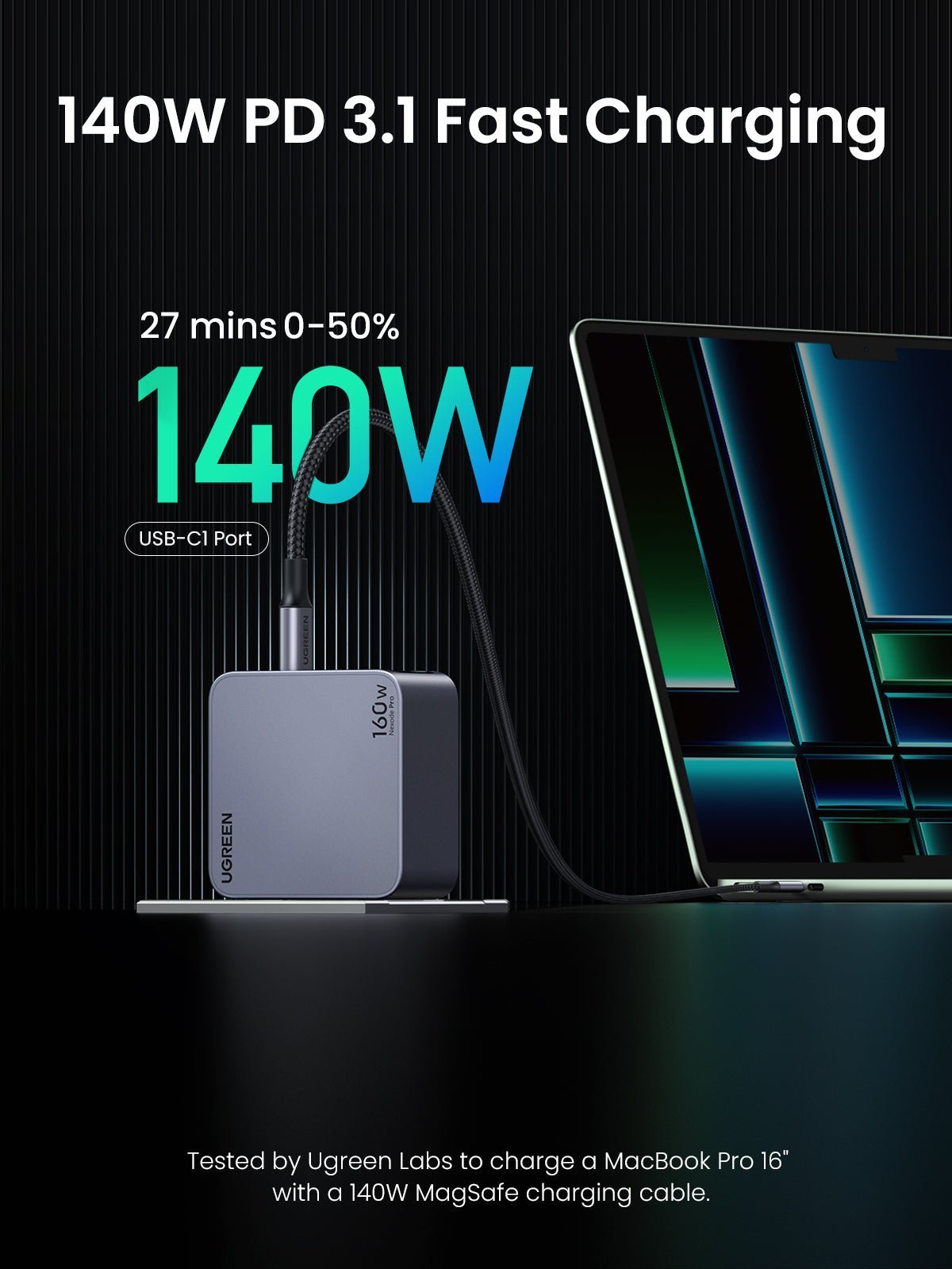 Nexode Pro 160W iphone charger + 240W 6FT USB-C Cable