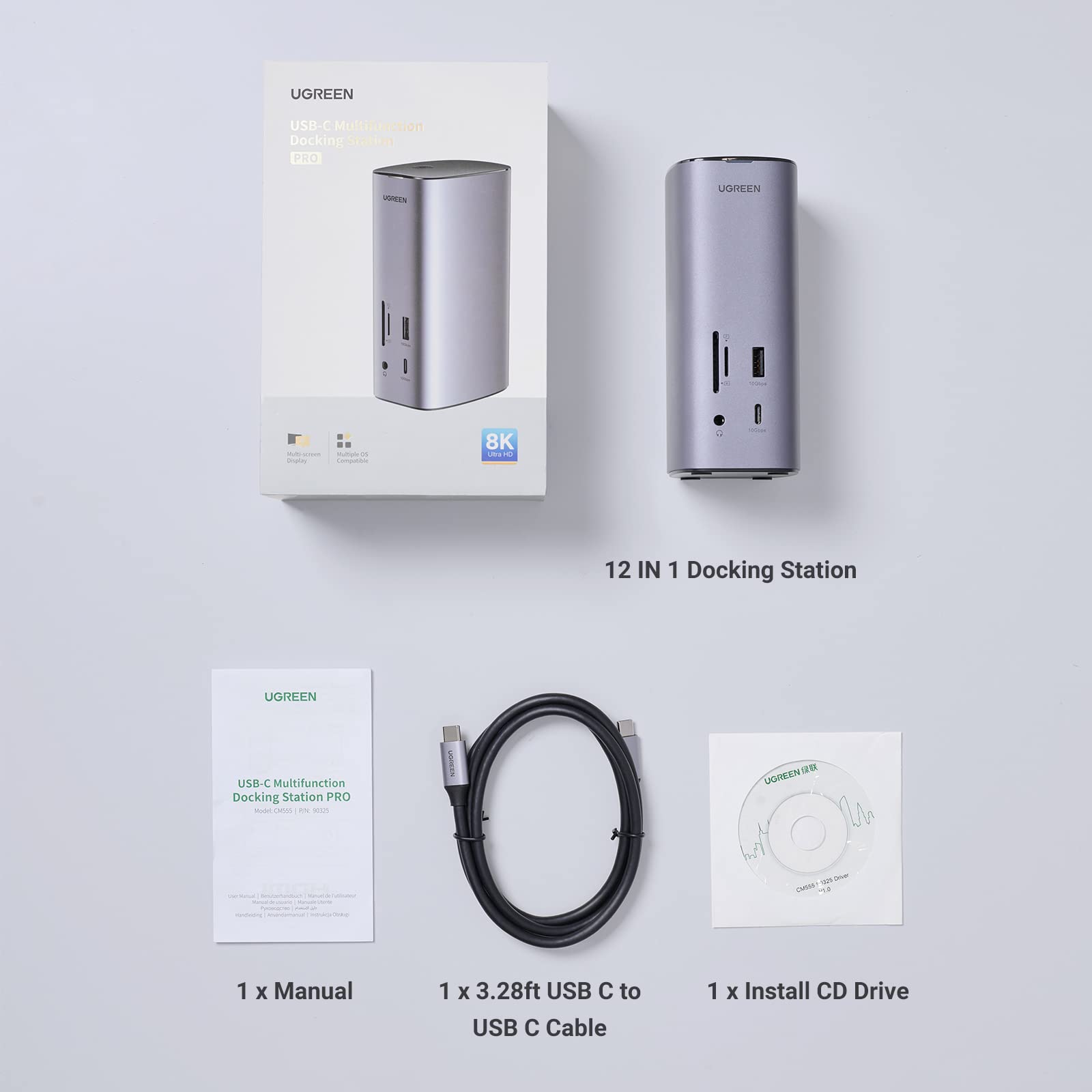 UGREEN Revodok Pro 12-in-1 Docking Station with 8K HDMI
