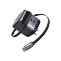 UGREEN Nexode 45W 2-Port Charger with Retractable Cable