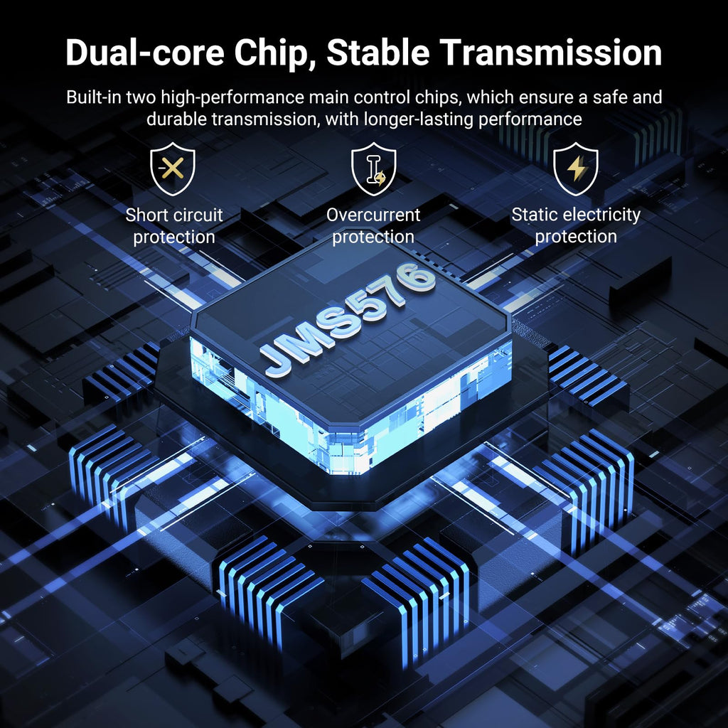 UGREEN 5 Bay USB C RAID Hard Drive Enclosure 100TB
