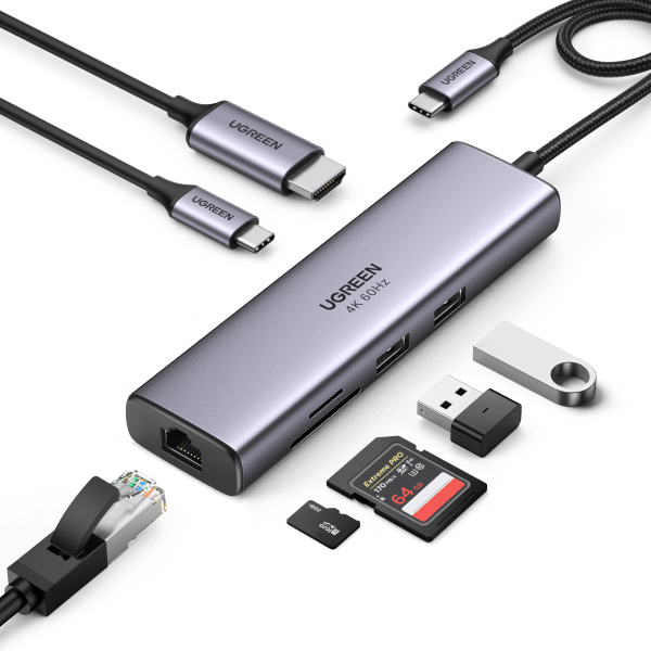 UGREEN 7-in-1 USB-C Hub with 4K HDMI