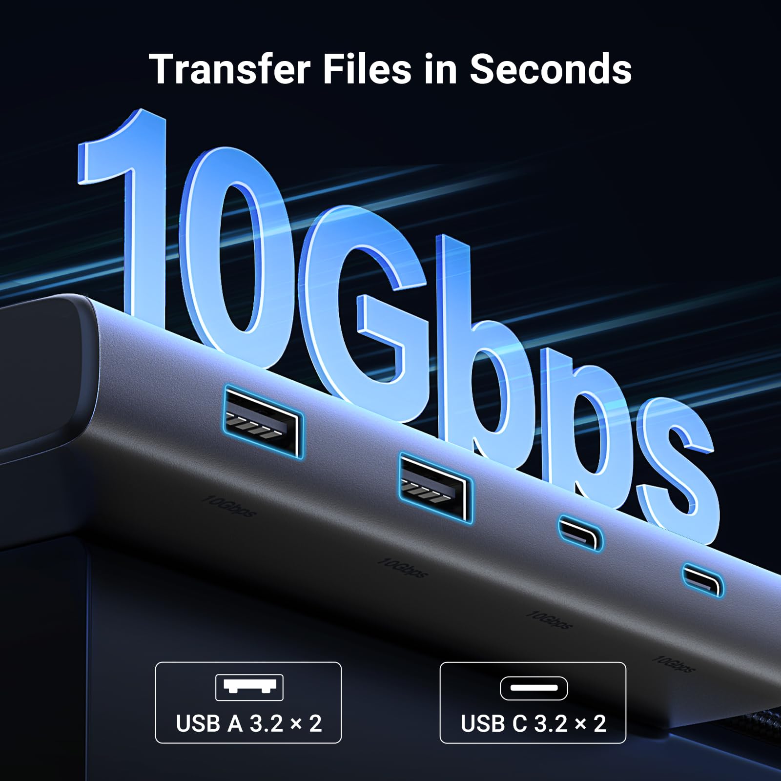 UGREEN 8 in 1 USB C Docking Station with Dual Monitor