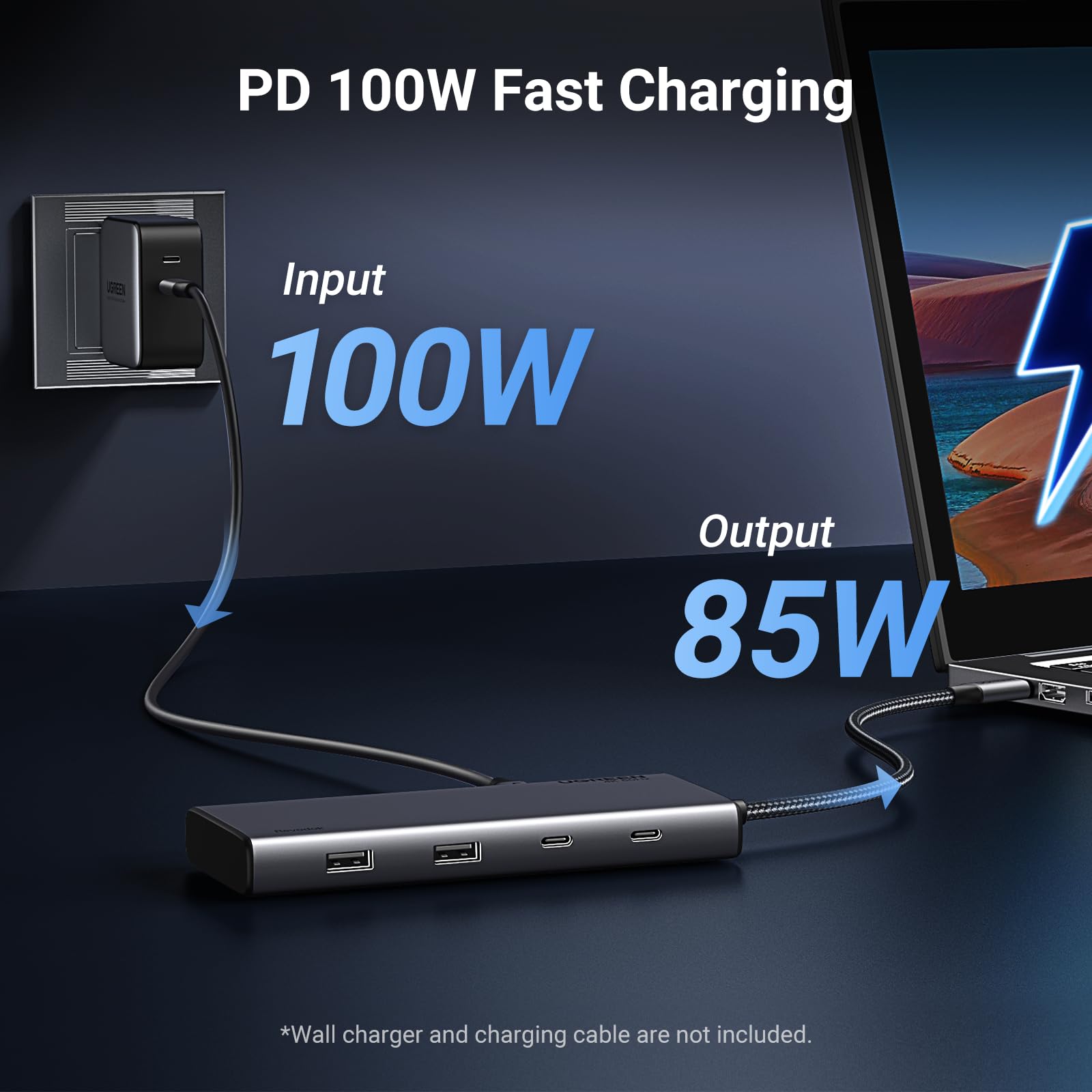 UGREEN 8 in 1 USB C Docking Station with Dual Monitor