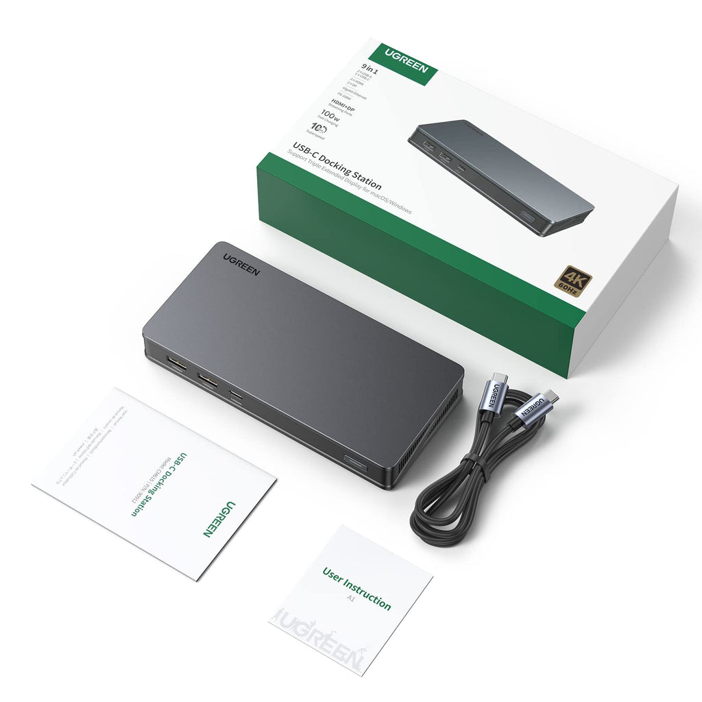 UGREEN Revodok Pro 9-in-1 4K Multi-Display Docking Station