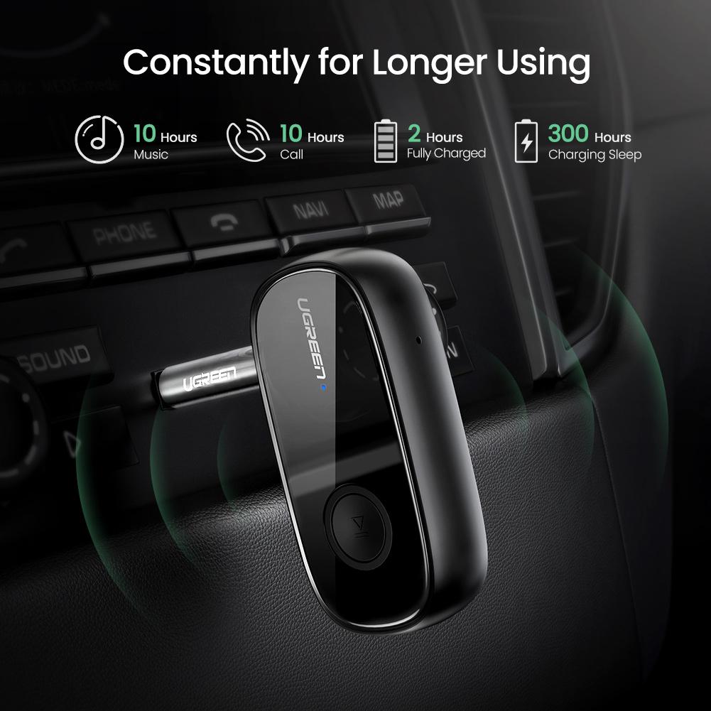 UGREEN Bluetooth 5.1 Aux Car Adapter