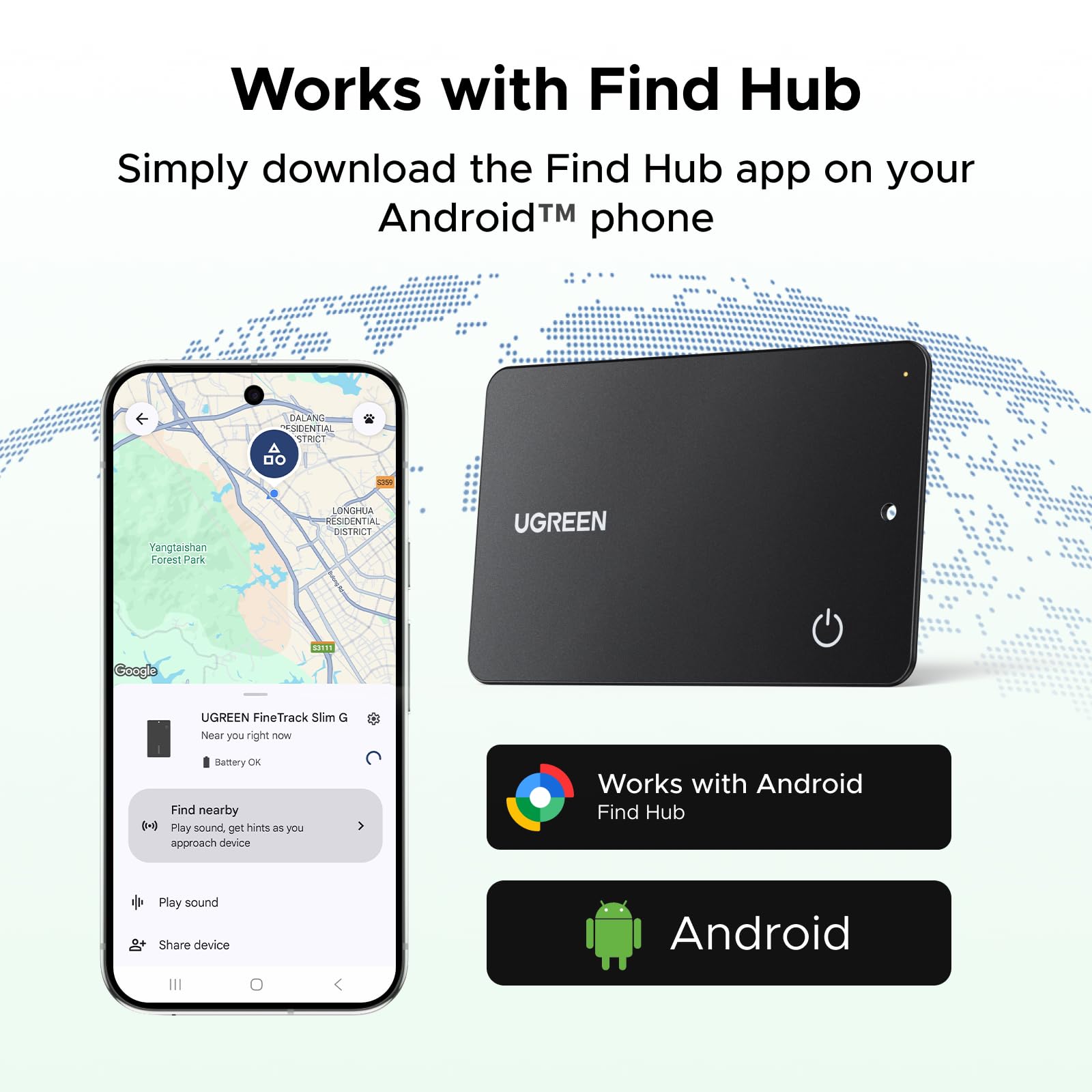 UGREEN FineTrack Slim G Smart Finder (Android Only)