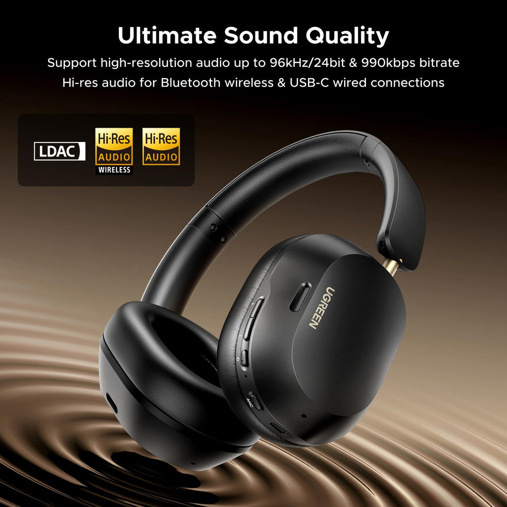 UGREEN HiTune MAX 5C Bluetooth Headphones (Over-Ear, Noise-Canceling, Hi-Res)