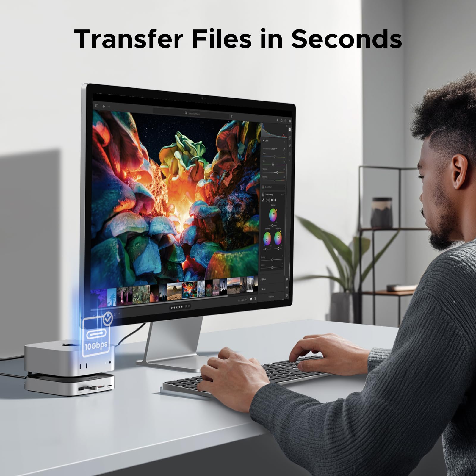 UGREEN Mac mini M4 Dock with 4K144Hz Display Port and SSD Enclosure