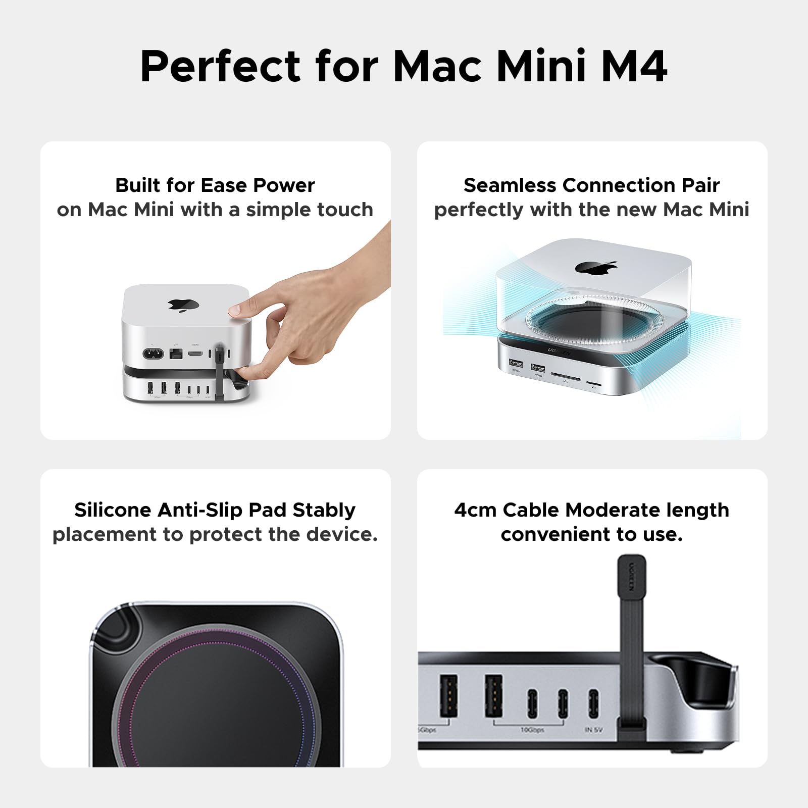 UGREEN Mac mini 11-in-1 Docking Station with SSD Expansion