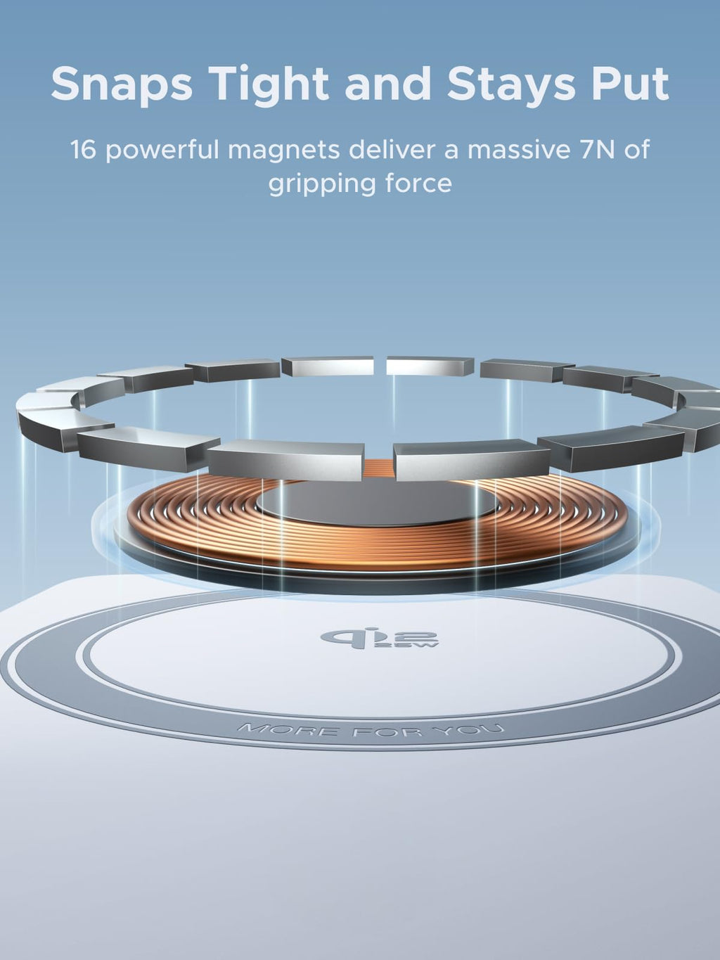 UGREEN MagFlow 2-in-1 Magnetic Wireless Charger 25W (MagSafe compatible)