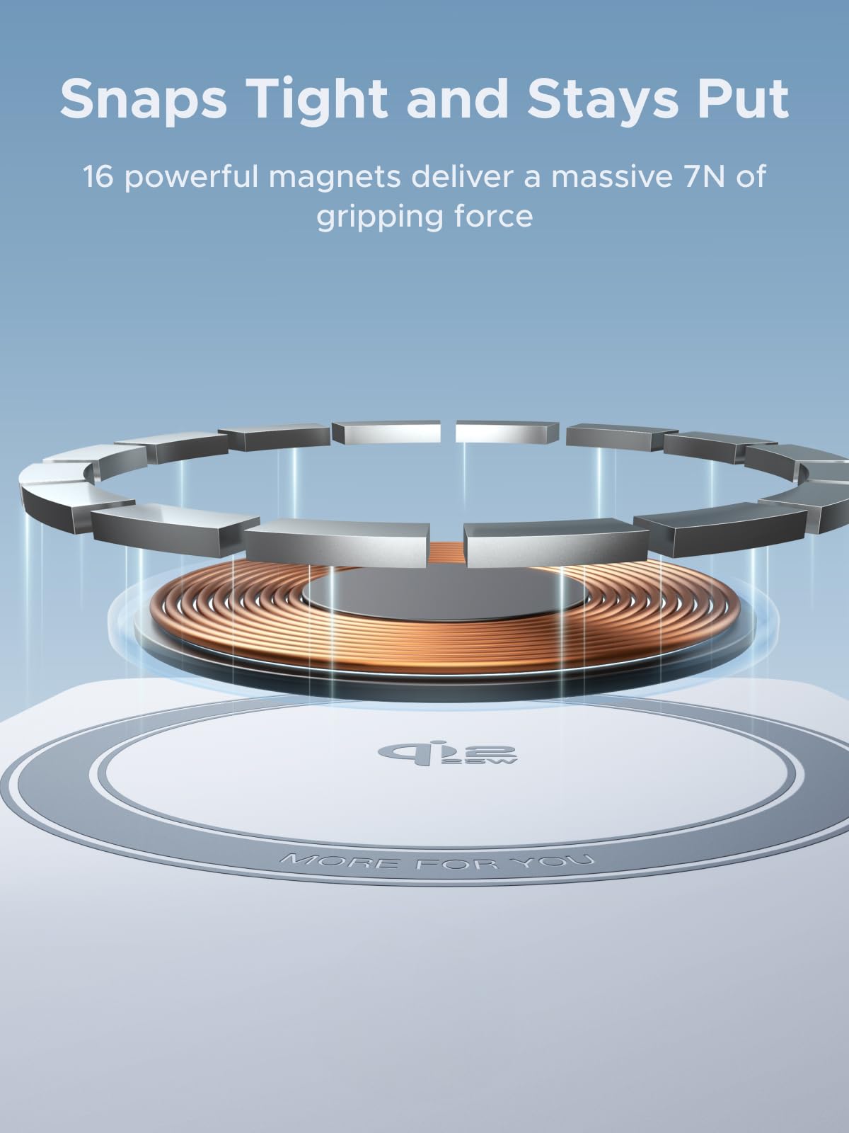 UGREEN MagFlow 2-in-1 Magnetic Wireless Charger 25W (MagSafe compatible)