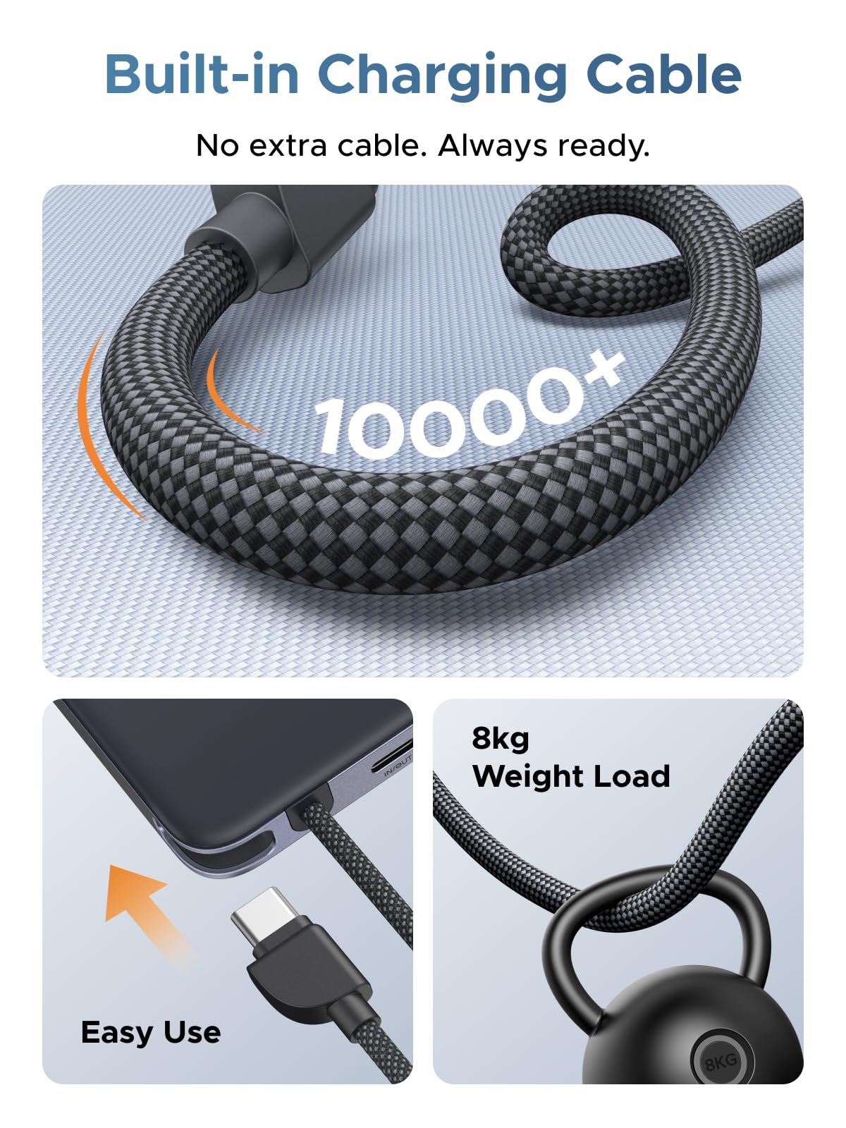 UGREEN MagFlow Air Magnetic Power Bank (10000mAh, Qi2 15W)