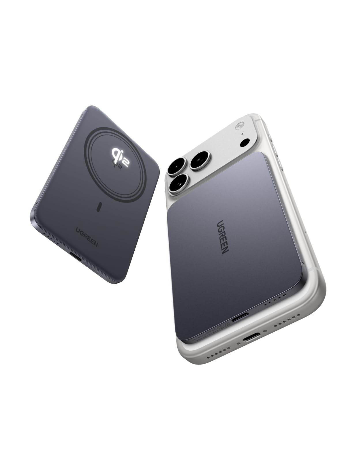 UGREEN MagFlow Air Magnetic Power Bank (5000mAh, Qi2 15W)