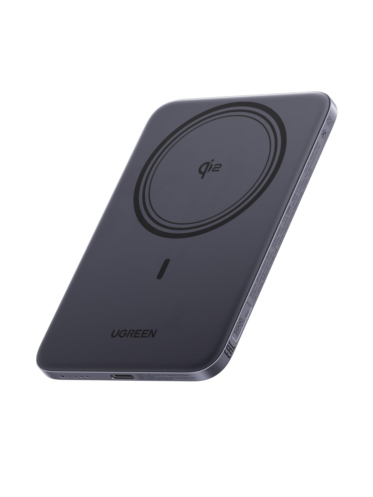 UGREEN MagFlow Air Magnetic Power Bank (5000mAh, Qi2 15W)