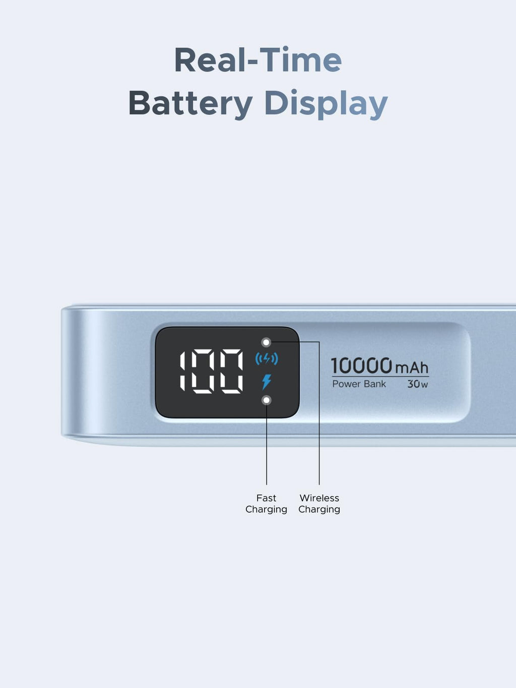 UGREEN MagFlow Magnetic Wireless Power Bank 10000mAh Qi2 25W