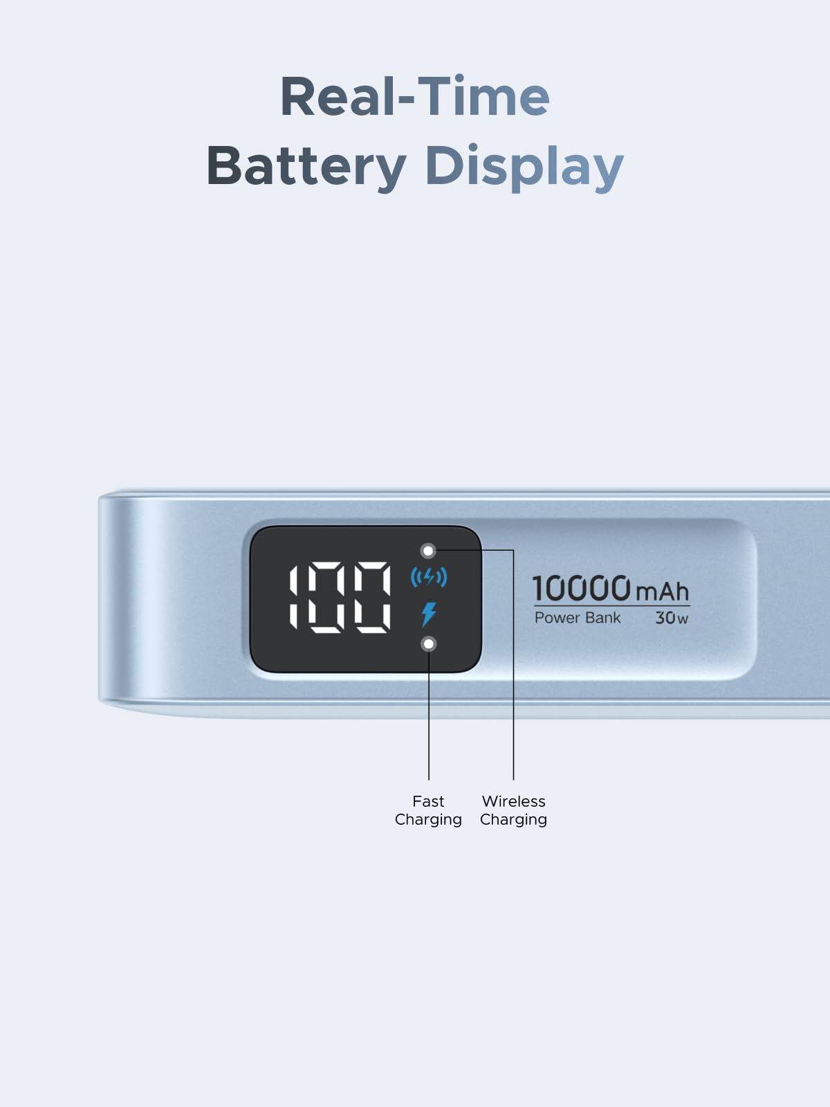 UGREEN MagFlow Magnetic Wireless Power Bank 10000mAh Qi2 25W