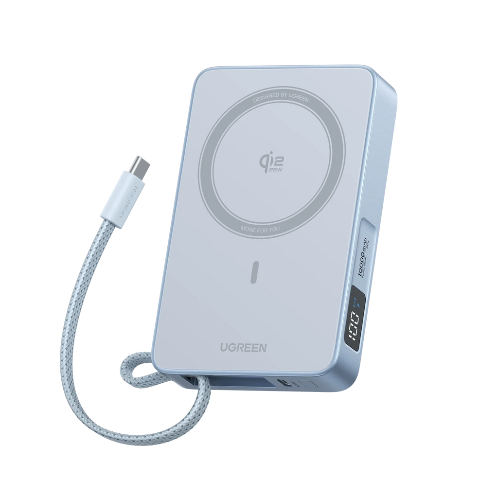 UGREEN MagFlow Magnetic Wireless Power Bank 10000mAh Qi2 25W