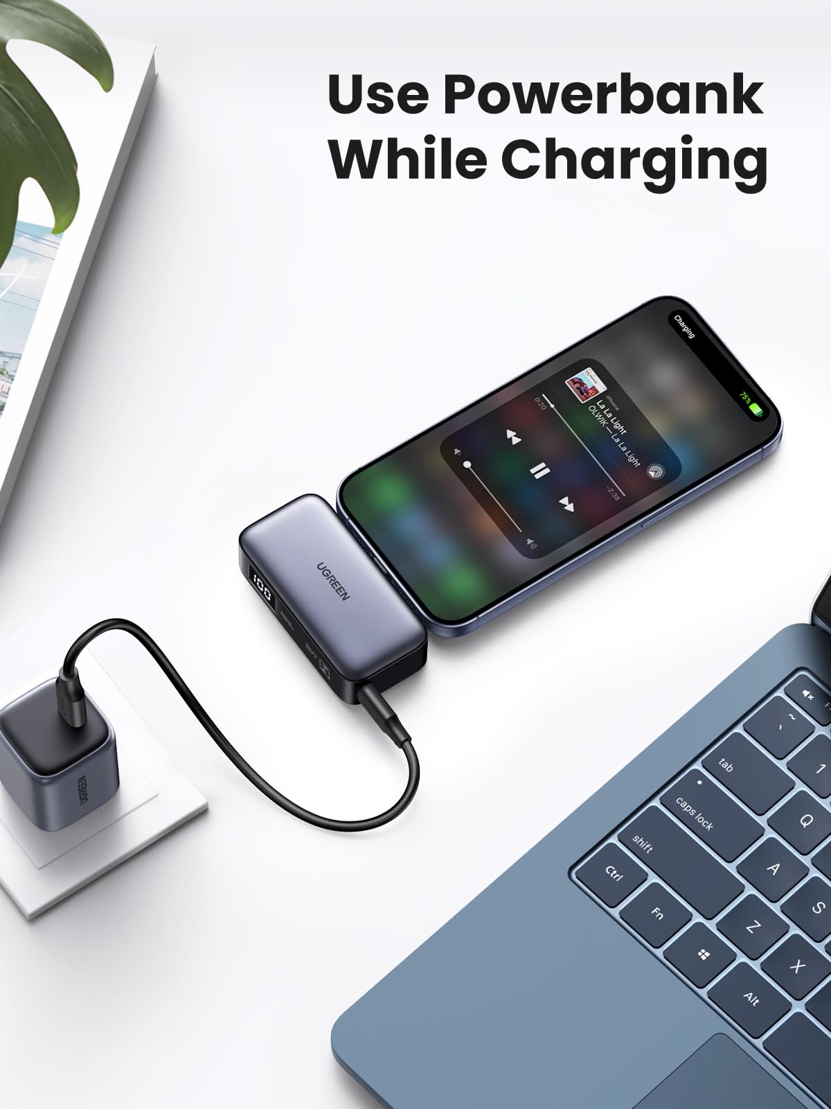 UGREEN Mini 2-Port Power Bank 5000mAh 22.5W