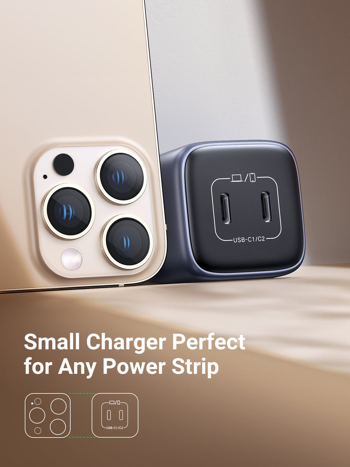 UGREEN Nexode 45W 2-Port Charger
