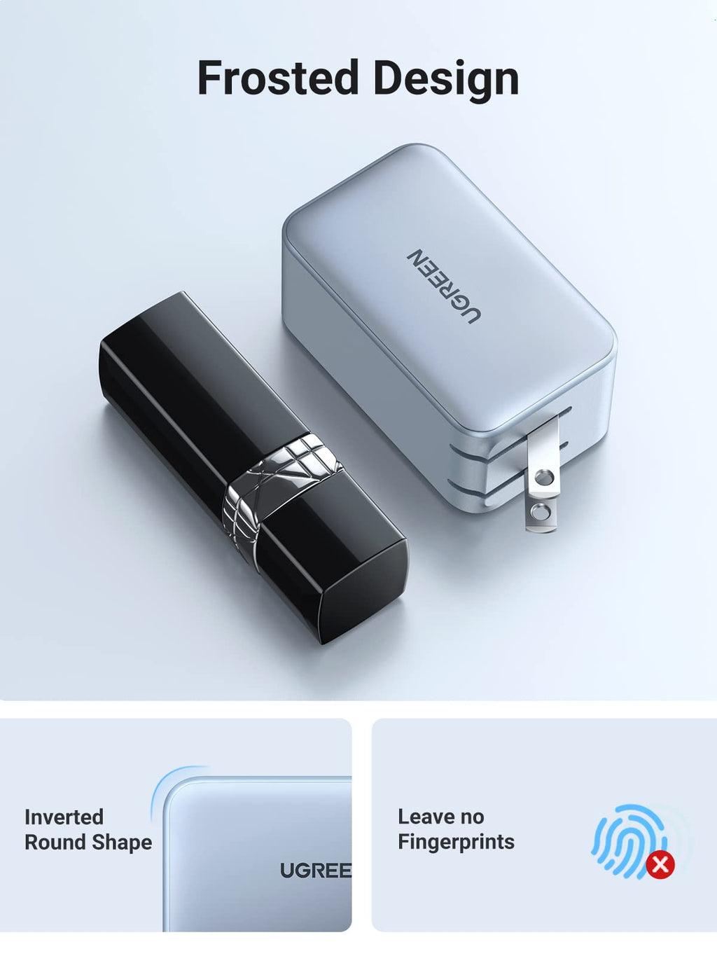 UGREEN Nexode 65W USB C GaN Charger-3 Ports Wall Charger Bundle