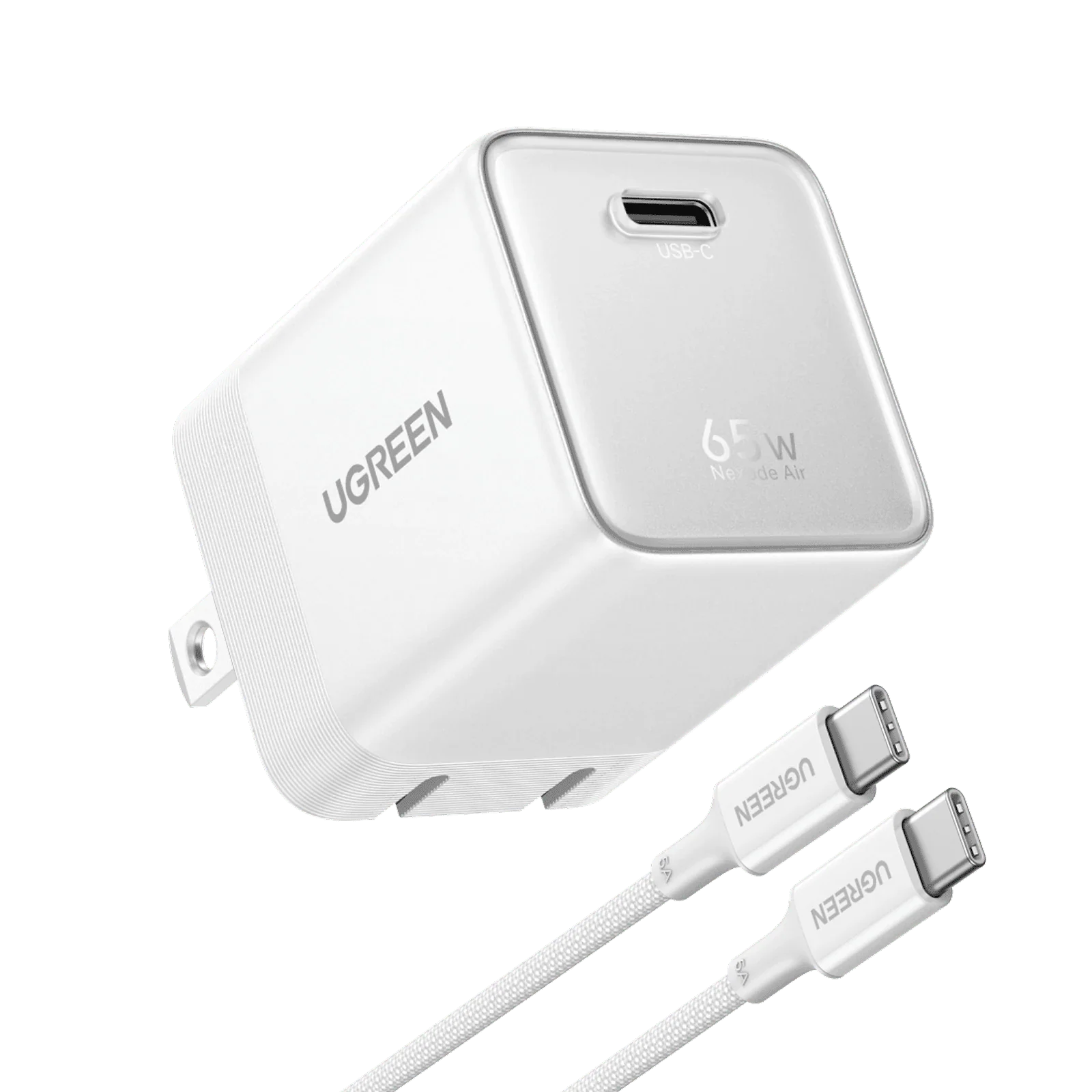 UGREEN Nexode Air USB-C Charger (65W, GaN, Foldable Plug)