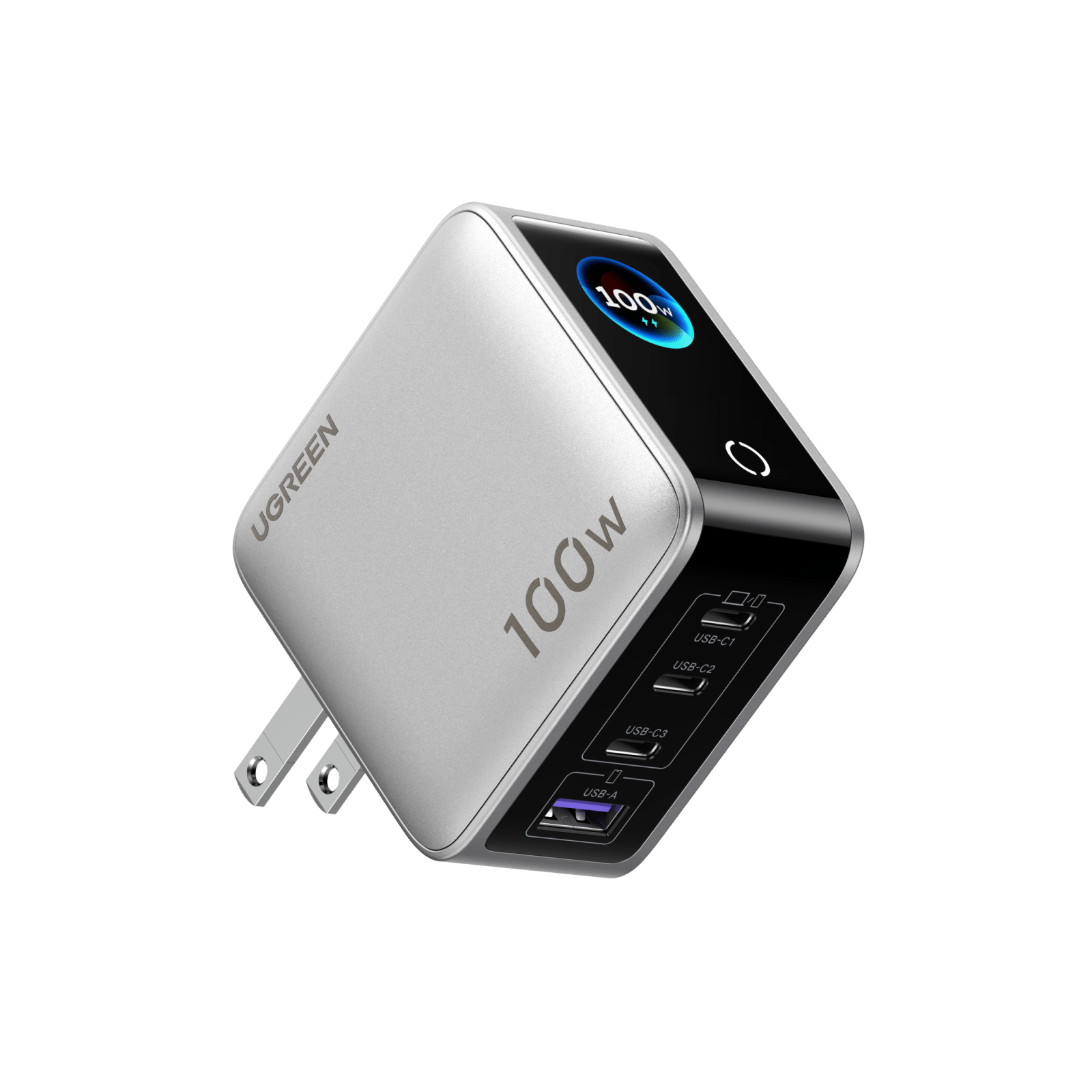 UGREEN Nexode Pro 100W 4-Port GaN Charger with Smart Display