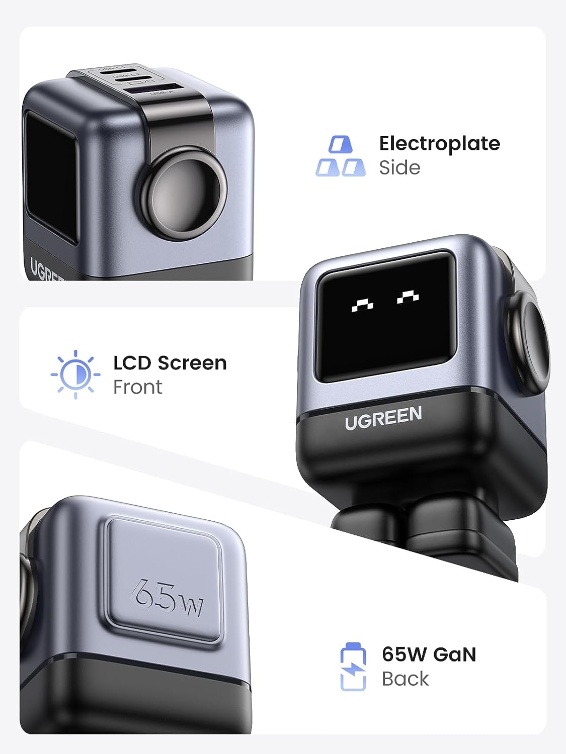 UGREEN Uno Charger 65W Bundle (Black)
