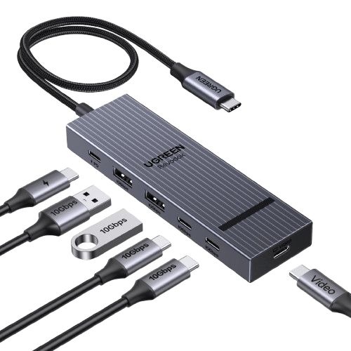 UGREEN Revodok 6-in-1 USB-C Hub | 4K HDMI & 100W Charging