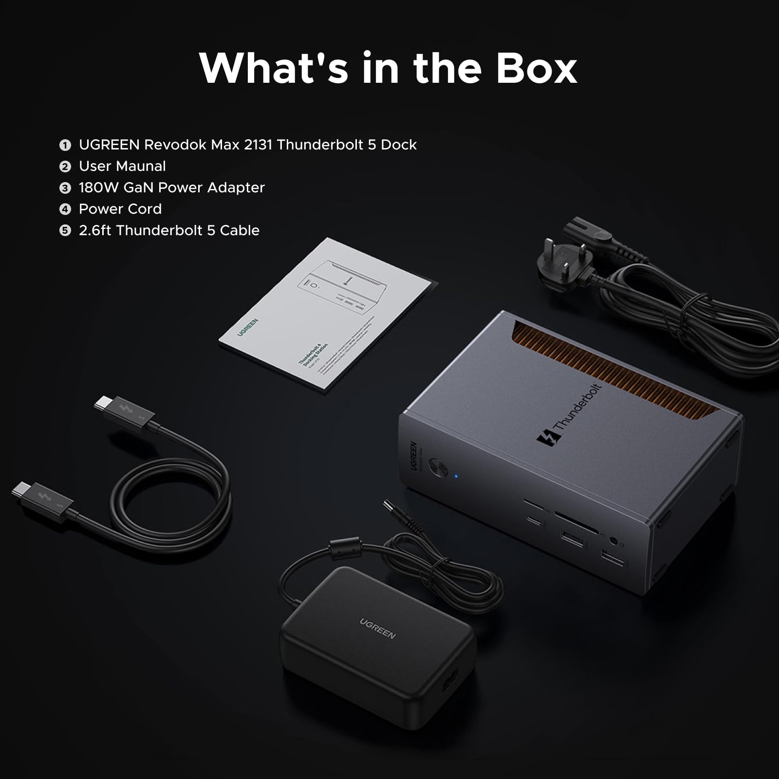 UGREEN Revodok Max Thunderbolt 5 Docking Station