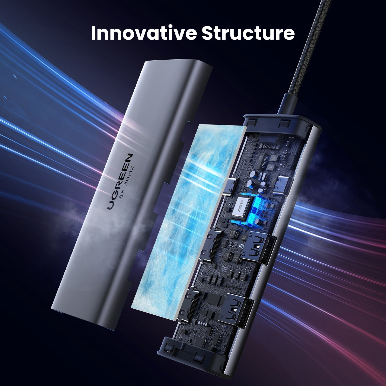 UGREEN Revodok 206 6 in 1 USB-C Hub