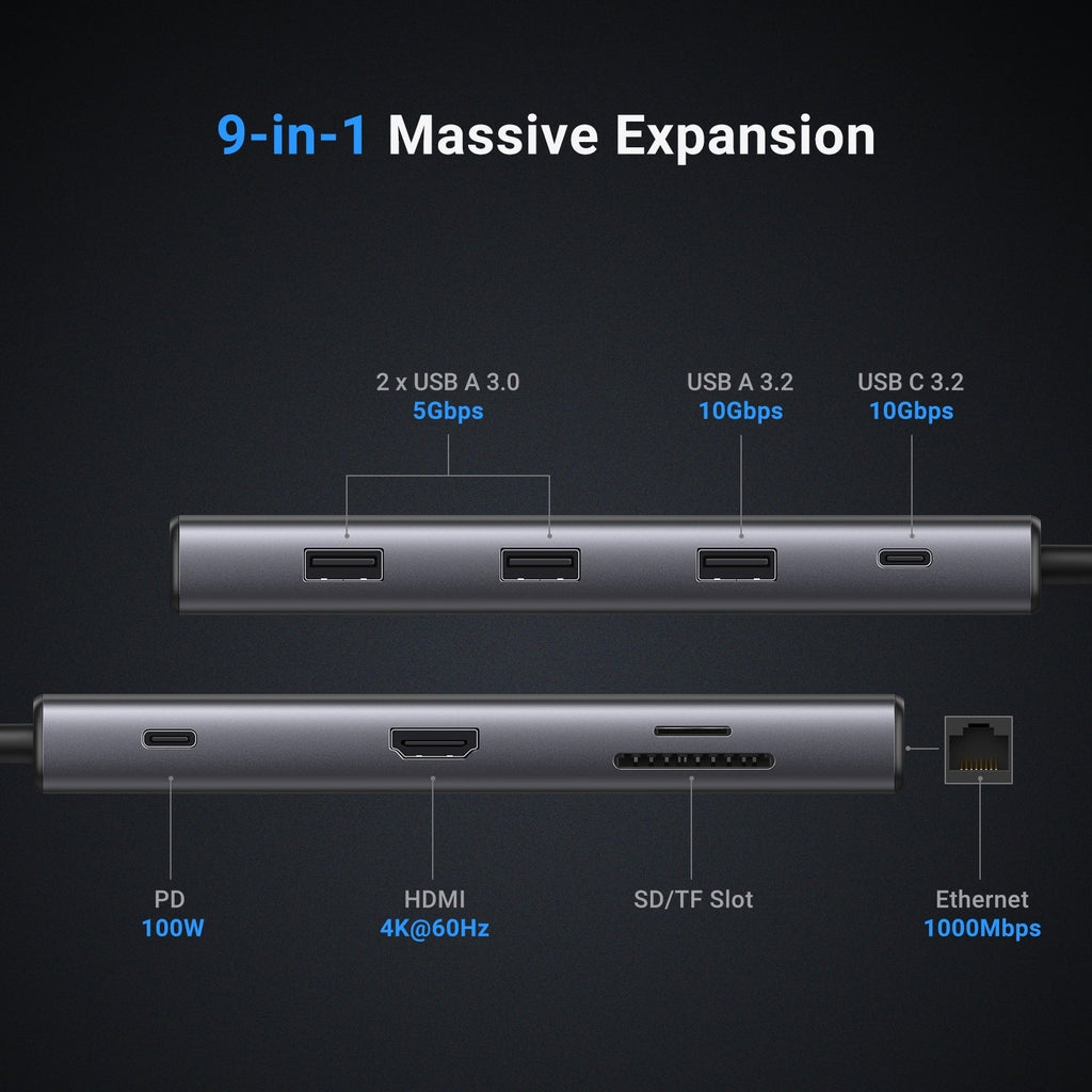 UGREEN Revodok Pro 9-in-1 USB-C Hub