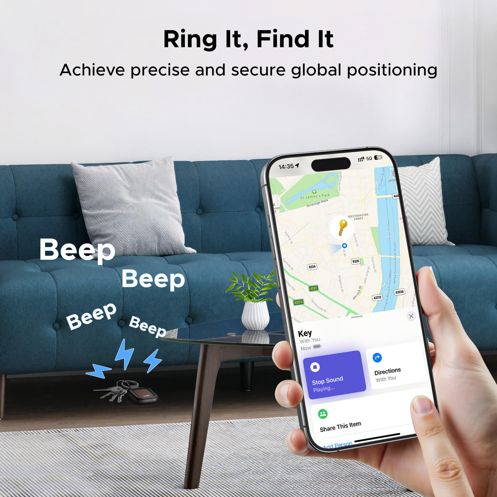 UGREEN Smart Finder Pro Solar Powered