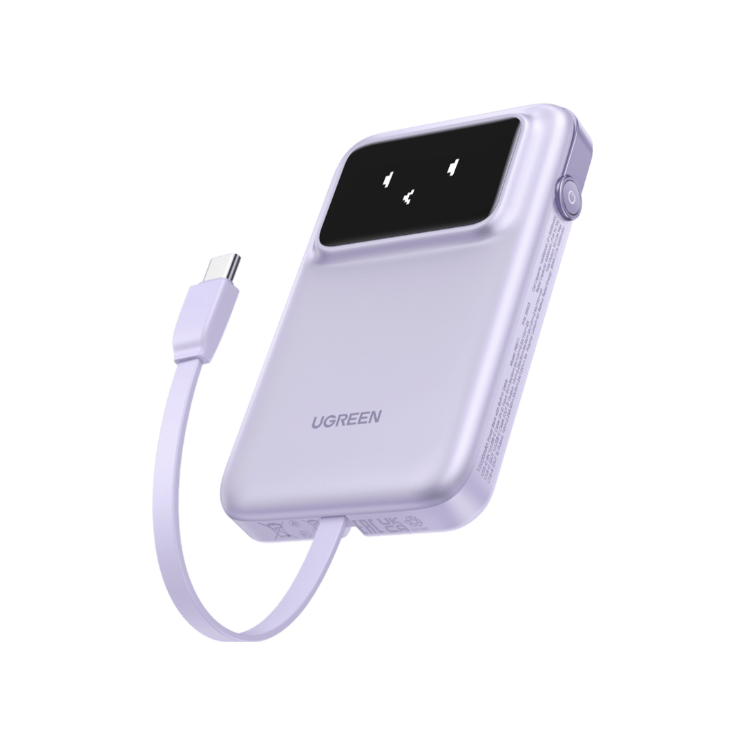 UGREEN Uno Power Bank 10000mAh 30W with Built-in Cable