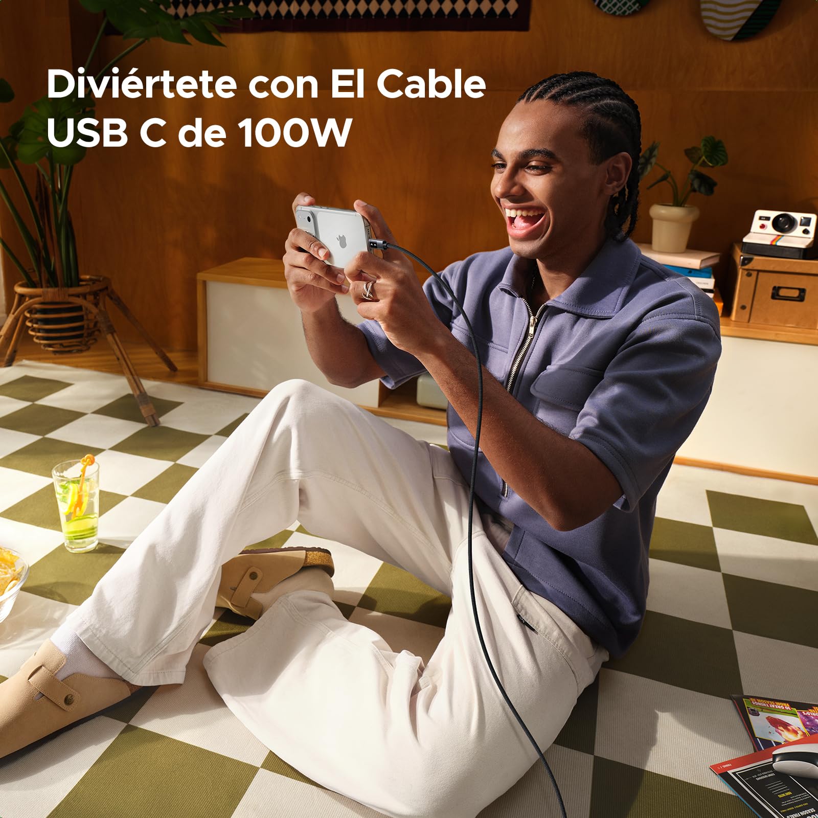 UGREEN UNO USB-C to USB-C Cable 100W, 2-Pack