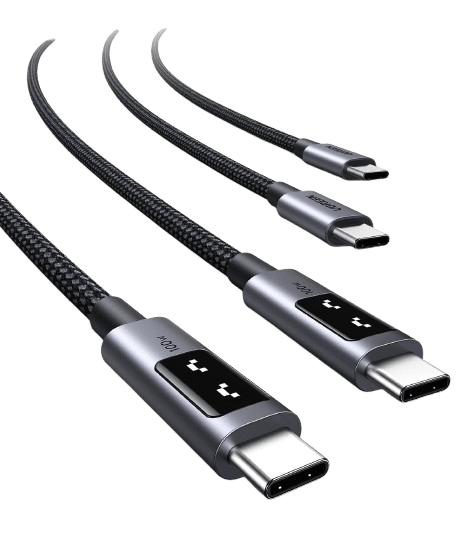 UGREEN UNO USB-C to USB-C Cable 100W, 2-Pack