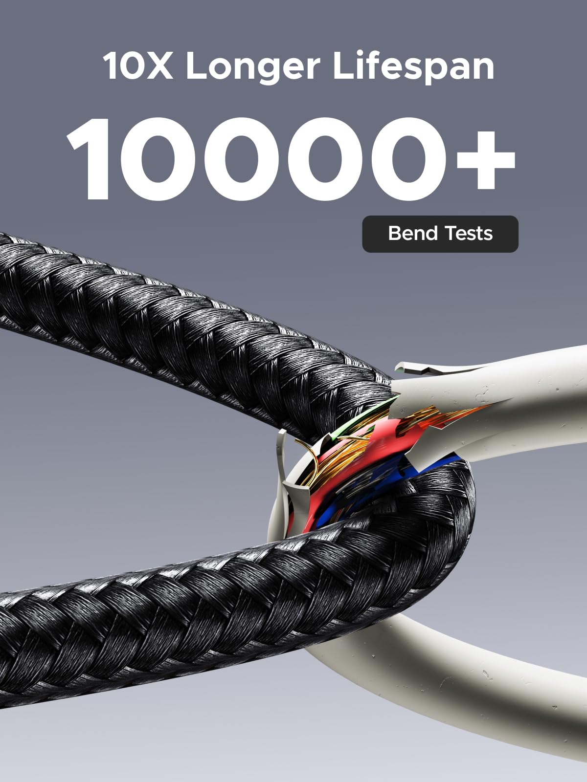 UGREEN USB-C Cable (240W, Digital Display, 480Mbps)