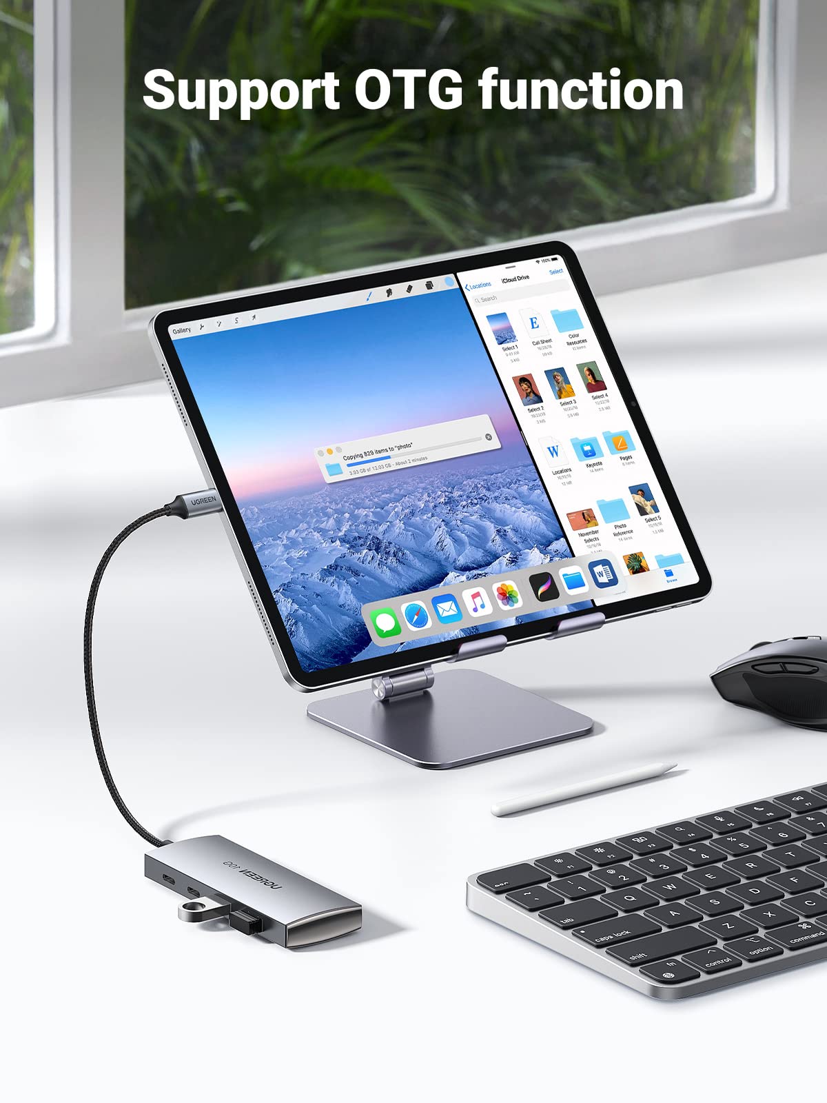 UGREEN USB-C Hub 4-Port USB 3.2 10Gbps Data Hub with 2 USB-C & 2 USB-A
