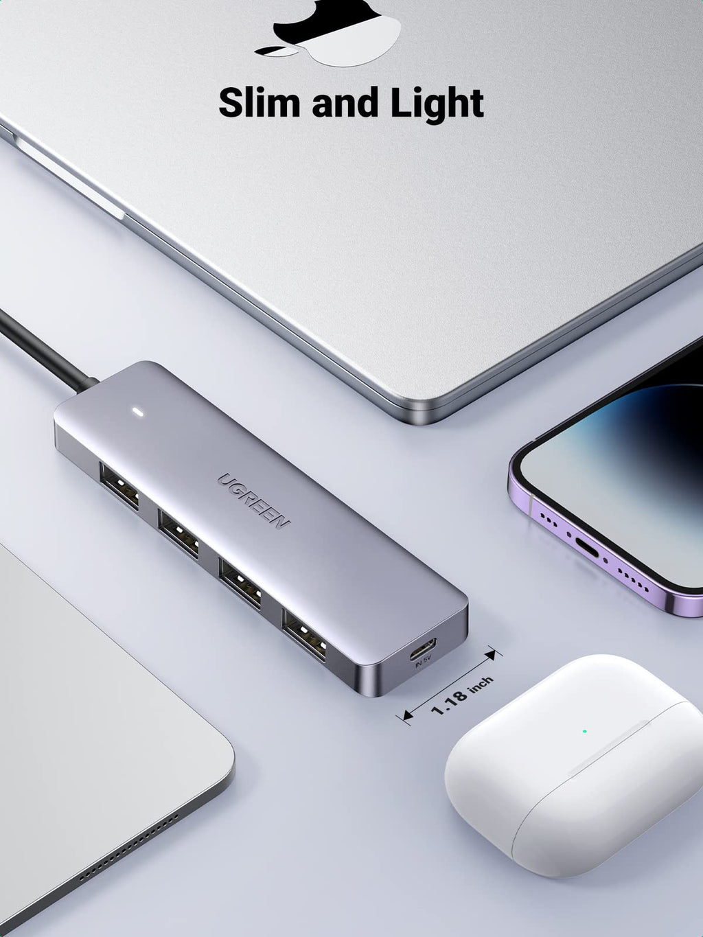 UGREEN USB C Hub 4 Ports, USB C to USB Hub