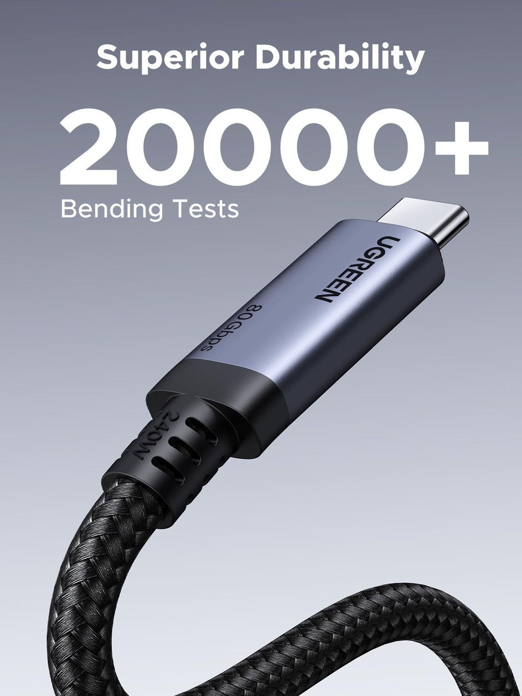 UGREEN USB4 Gen4 240W USB-C to USB-C Cable