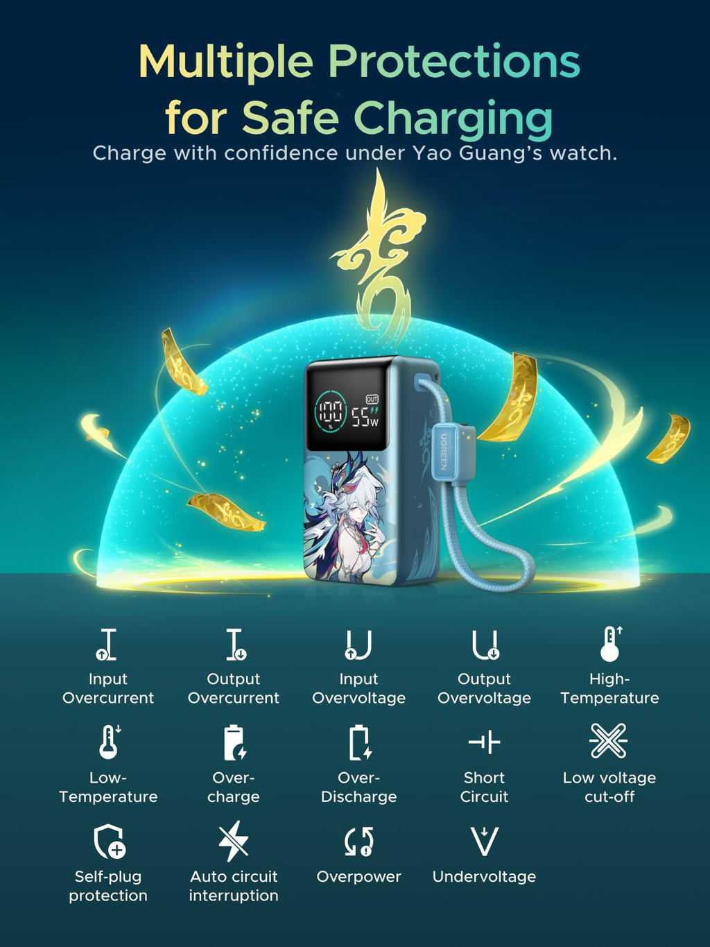 UGREEN x Honkai: Star Rail 10,000mAh 45W Power Bank