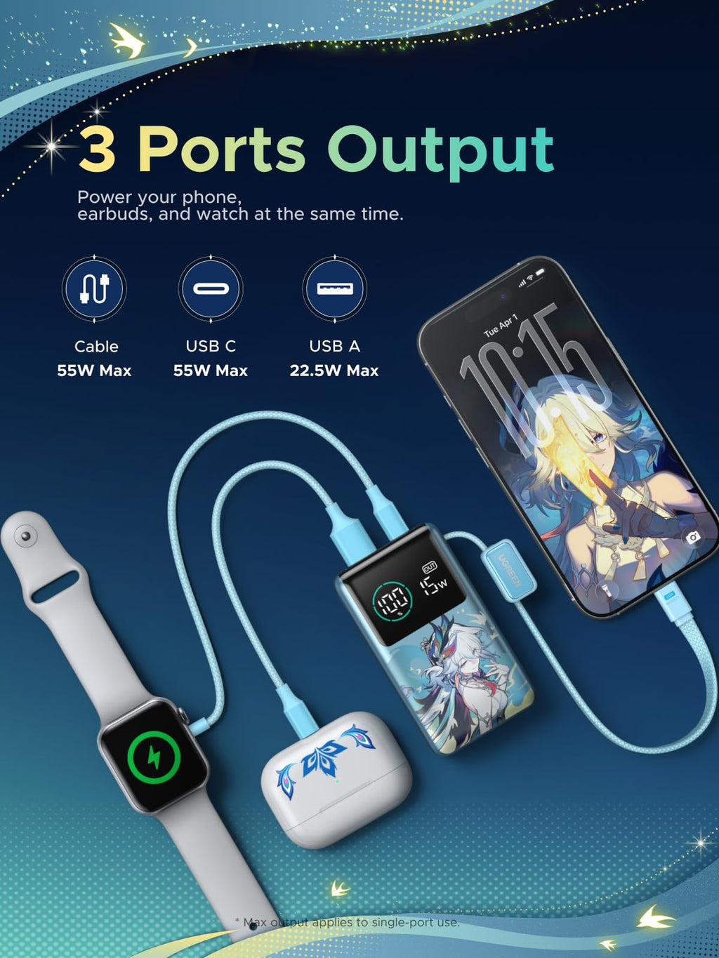 UGREEN x Honkai: Star Rail 10,000mAh 45W Power Bank